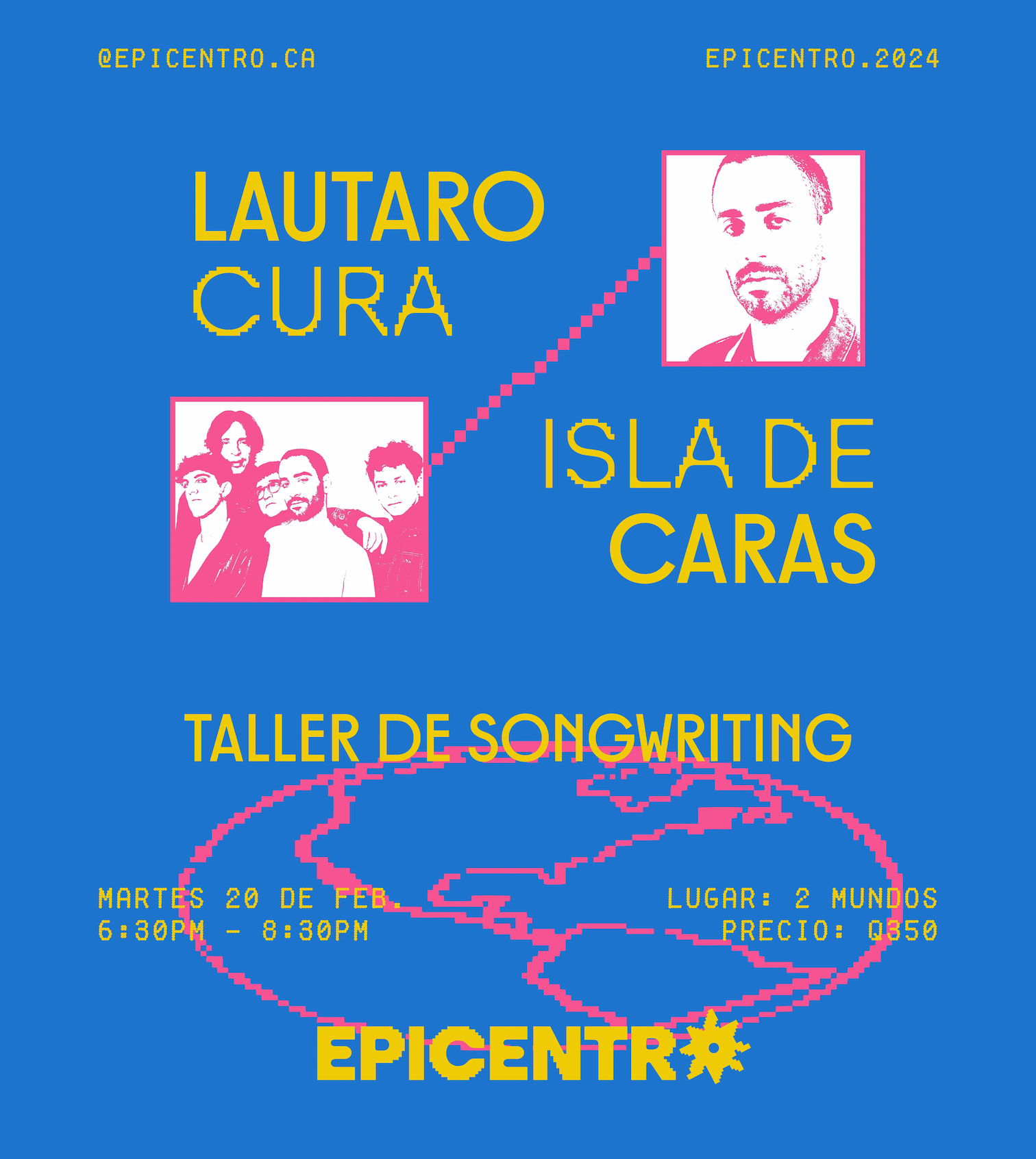 Lautaro Cura, Isla de Caras / Taller de Songwriting